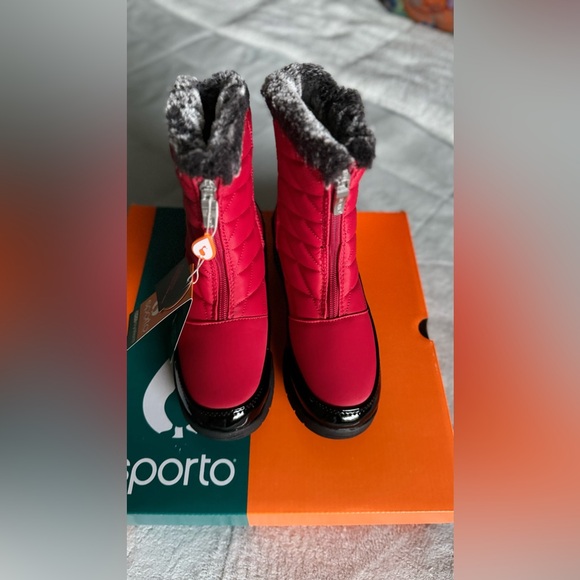 Sporto® Esther Waterproof White Boots -NEW- Women's Size 5.5 - Picture 5 of 9